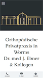 Mobile Screenshot of ebner-worms.de