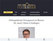 Tablet Screenshot of ebner-worms.de